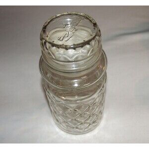 Vintage 1984 Planters Peanut Glass Jar freshness seal